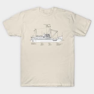 Fir wlm-212 United States Coast Guard Tender - SBDpng T-Shirt